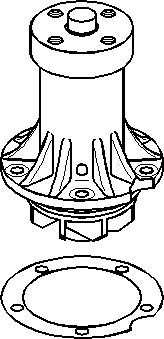 Vattenpump TOPRAN