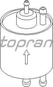 Bränslefilter Topran 401 034 TOPRAN