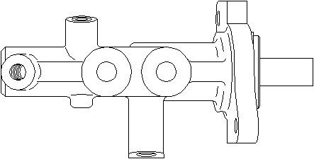 Huvudbromscylinder Topran 401 389 TOPRAN
