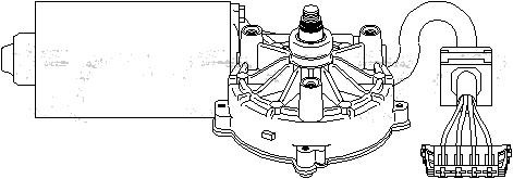 Torkarmotor, Fram Topran 401 531 TOPRAN