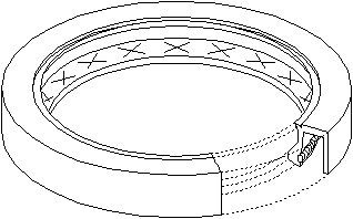 Oljepackningsring, hjullager, Bakaxel, Bakaxel, båda sidor
