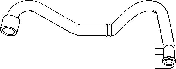 Slang, ventilkåpsventilation Topran 111 795 TOPRAN