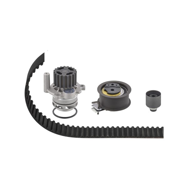 Kamremskit med vattenpump