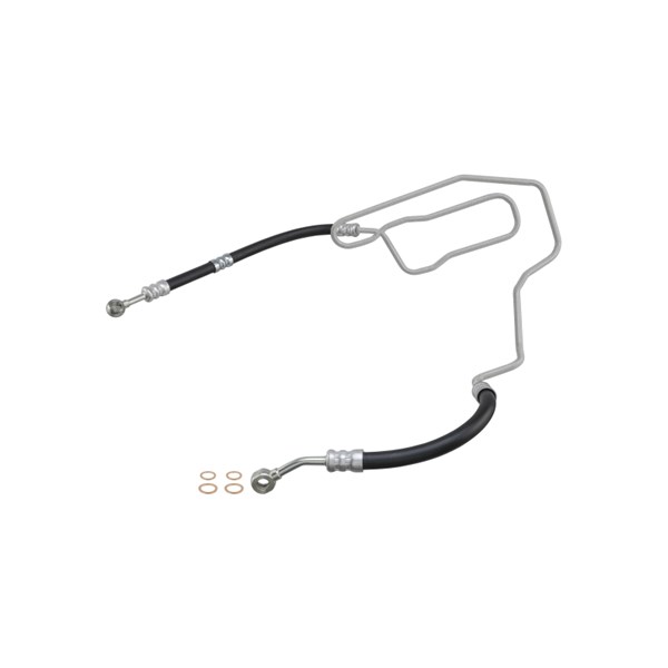 Hydraulikslang, styrsystem, Från hydraulpump till styrväxel