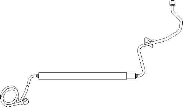 Hydraulikslang, styrsystem, Från hydraulpump till styrväxel Topra TOPRAN
