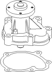 Vattenpump Topran 205 226 TOPRAN