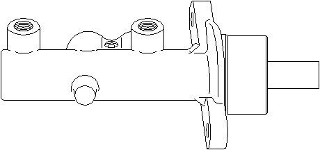 Huvudbromscylinder Topran 207 499 TOPRAN