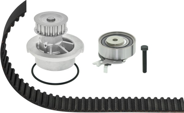 Kamremskit med vattenpump