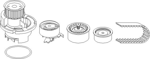 Kamremskit med vattenpump Topran 207 899 TOPRAN Kamremskit med vattenpump Topran 207 899 TOPRAN