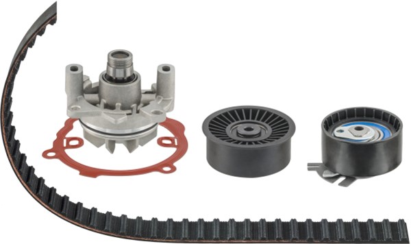 Kamremskit med vattenpump