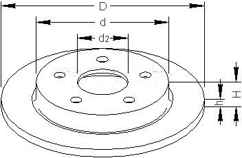 Bromsskiva Solid, Fram, Framaxel Bromsskiva Solid, Fram, Framaxel