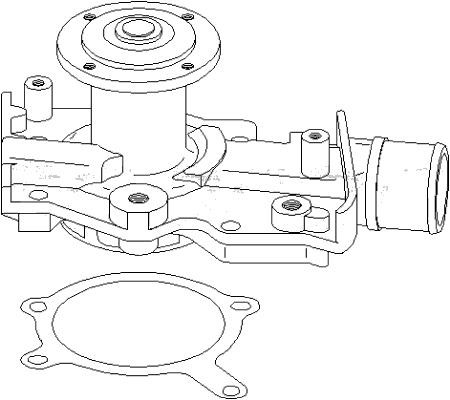 Vattenpump Topran 300 248 TOPRAN