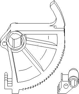 Reparationssats, automatisk kopplingsinställning Topran 301 341 TOPRAN