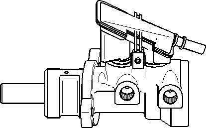Huvudbromscylinder Topran 302 035 TOPRAN