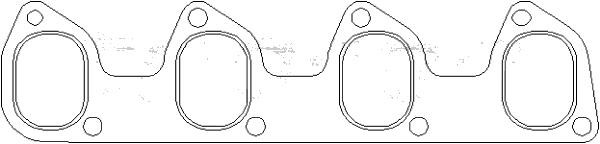 Packning, insugsgrenrör Topran 302 266 TOPRAN Packning, insugsgrenrör Topran 302 266 TOPRAN