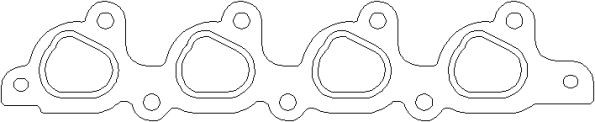 Packning, avgas, grenrör Topran 302 544 TOPRAN