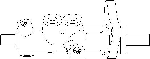 Huvudbromscylinder Topran 401 393 TOPRAN