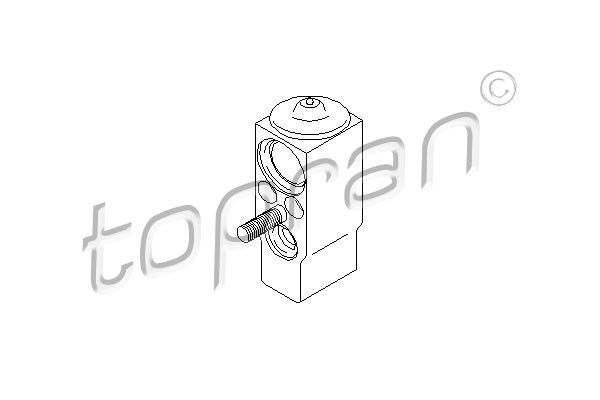 Expansionsventil, klimatanläggning Topran 407 783 TOPRAN