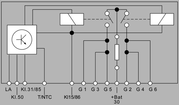 Kontrollenhet, glödstiftsystem Hella 4RV 008 188-071 HELLA