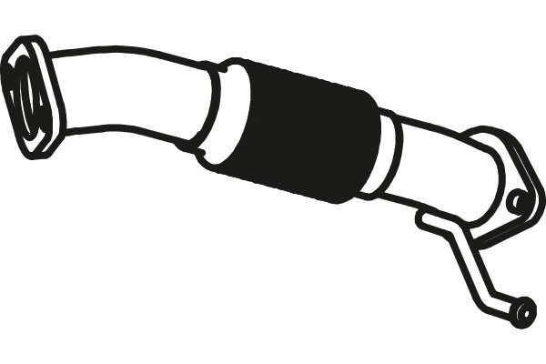 Flexrör, avgassystem, Fram