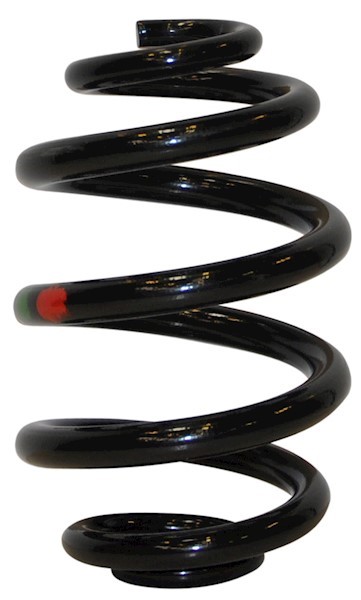 Spiralfjäder, Bakaxel