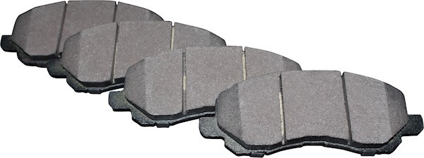 Bromsbeläggsats, Fram