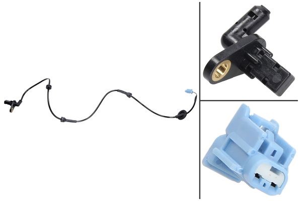 ABS-givare, Sensor, hjulvarvtal, Framaxel, Vänster ABS-givare, Sensor, hjulvarvtal, Framaxel, Vänster