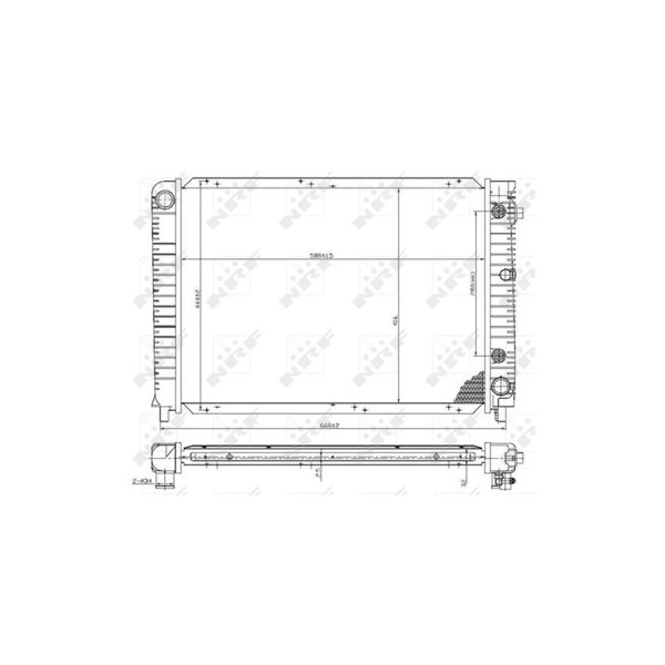Kylare, motorkylning Nrf 53953 NRF Kylare, motorkylning Nrf 53953 NRF