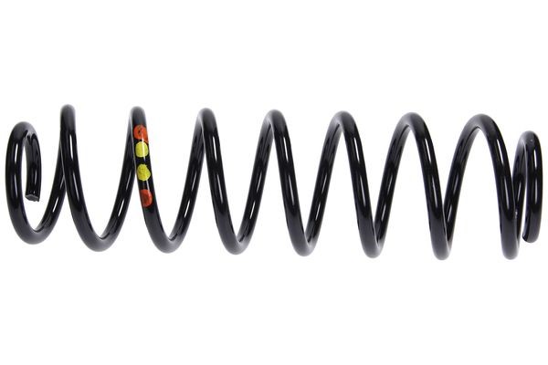Spiralfjäder, Bakaxel
