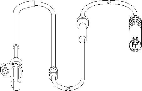 ABS-givare, Sensor, hjulvarvtal, Bakaxel, båda sidor ABS-givare, Sensor, hjulvarvtal, Bakaxel, båda sidor