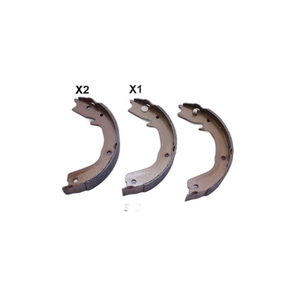 Bromsbackar, sats, parkeringsbroms