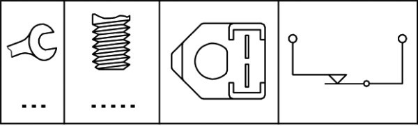 Bromsljuskontakt Hella 6DF 003 263-081 HELLA