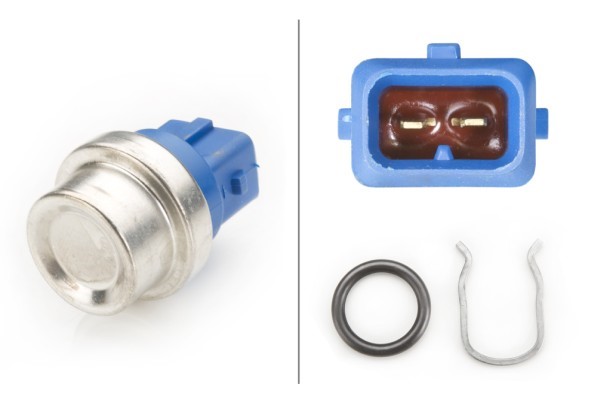 Kylvätsketemperatur-sensor Hella 6PT 009 107-551 HELLA