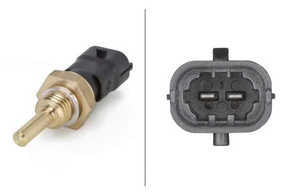 Kylvätsketemperatur-sensor, Upptill Hella 6PT 009 309-271 HELLA