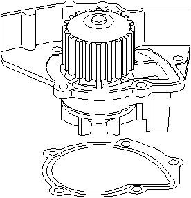 Vattenpump Topran 721 217 TOPRAN