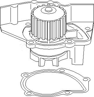 Vattenpump Topran 721 217 TOPRAN