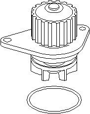 Vattenpump Topran 721 222 TOPRAN