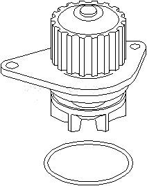 Vattenpump Topran 721 222 TOPRAN