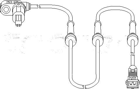 ABS-givare, Sensor, hjulvarvtal, Bakaxel, båda sidor ABS-givare, Sensor, hjulvarvtal, Bakaxel, båda sidor
