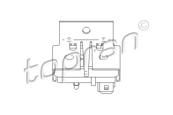 Sensor, insugstryck Topran 721 624 TOPRAN