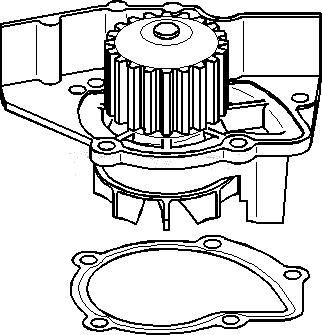 Vattenpump Topran 721 888 TOPRAN
