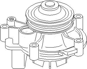 Vattenpump Topran 721 890 TOPRAN