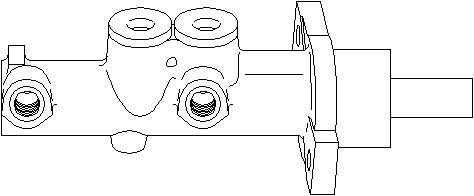 Huvudbromscylinder Topran 722 270 TOPRAN