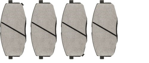 Bromsbeläggsats, Framaxel