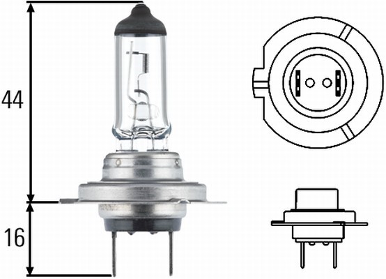 Halogenlampa HELLA STANDARD H7 PX 26 d HELLA