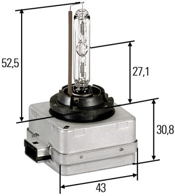Xenonlampa HELLA STANDARD D1S Pk 32 d-2 85V Hella 8GS 009 028-111 HELLA