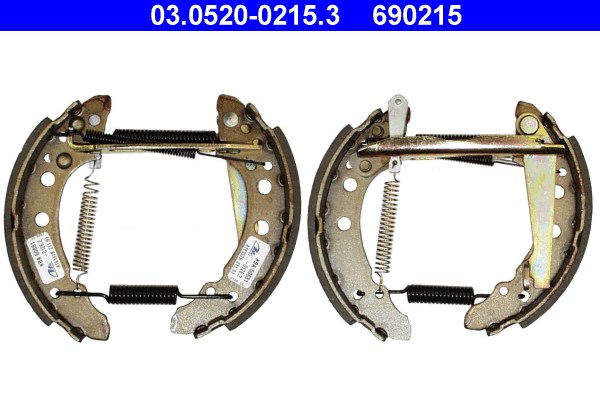 Bromsbackar, sats, Bakaxel Ate Original ate topkit 03.0520-0215.3 ATE