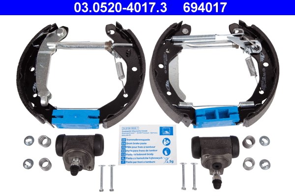 Bromsbackar, sats, Bakaxel Ate Original ate topkit 03.0520-4017.3 ATE