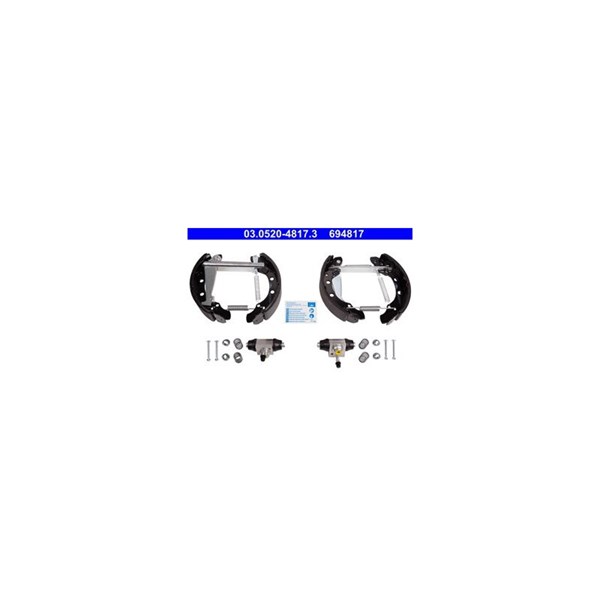 Bromsbackar, sats, Bakaxel Ate Original ate topkit 03.0520-4817.3 ATE
