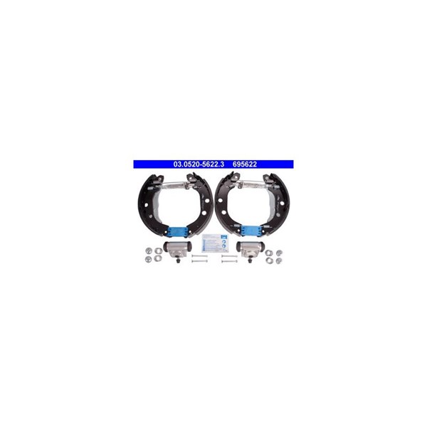 Bromsbackar, sats, Bakaxel Ate Original ate topkit 03.0520-5622.3 ATE
